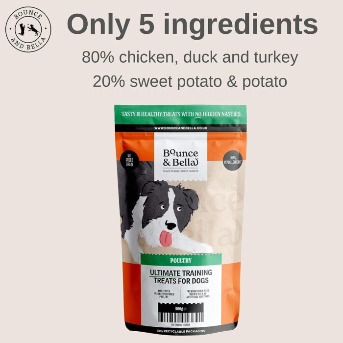 Bounce and Bella Grain Free Dog Training Treats - Image 2