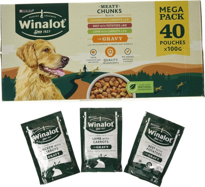 Winalot Dog Food Mixed in Gravy