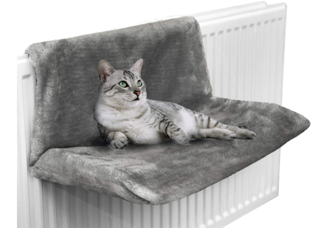 Petlicity Warm Pet Radiator Bed grey color