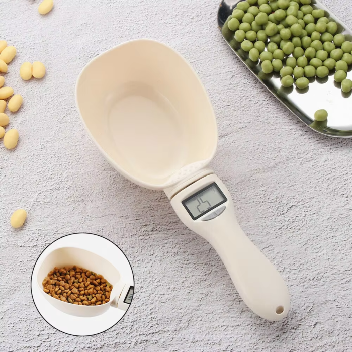 Pet Food Measuring Scoop Scale,Kitchen Digital Food Measuring Spoon with LED Display for Dog Cat,Maximum 250Ml for Milk Coffee - Image 3