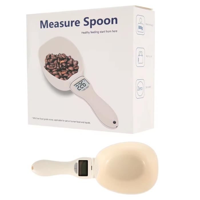 Pet Food Measuring Scoop Scale,Kitchen Digital Food Measuring Spoon with LED Display for Dog Cat,Maximum 250Ml for Milk Coffee - Image 7