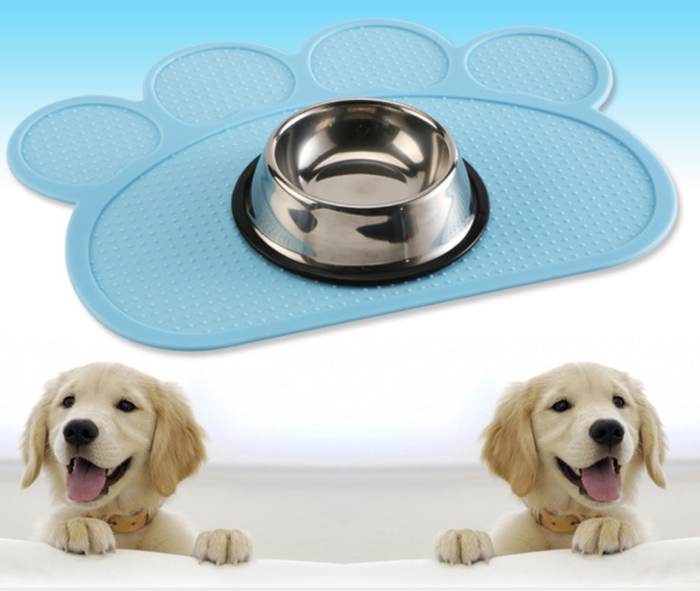 Silicone Paw Pet Dog Cat Feeding Mat Pad Bed Dish Bowl Food Feed Placement UK - Image 11